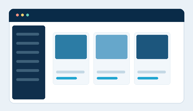LMS dashboard illustration